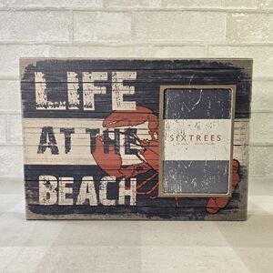 Nautical Lobster Photo Frame Rustic Beach Wood Box Photo Frame Home Decor